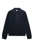 Pure Cotton Twill Zip Through Overshirt