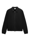 Pure Cotton Twill Zip Through Overshirt