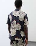Pure Cotton Floral Short Sleeve Shirt