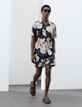 Pure Cotton Floral Short Sleeve Shirt