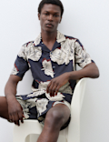 Pure Cotton Floral Short Sleeve Shirt
