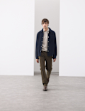 Wool Blend 3 Pocket Fleece Jacket