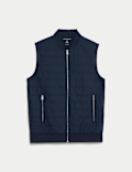 Cotton Rich Zip Up Quilted Gilet with Stormwear™