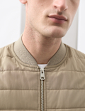 Cotton Rich Zip Up Quilted Gilet with Stormwear™