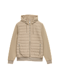 Cotton Rich Zip Up Hooded Jacket with Stormwear&trade;