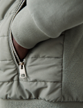 Cotton Rich Zip Up Hooded Jacket with Stormwear™