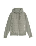Cotton Rich Zip Up Hooded Jacket with Stormwear™