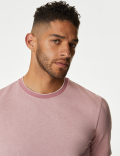 Pure Cotton Striped T-Shirt