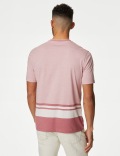 Pure Cotton Striped T-Shirt