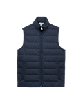 Padded Hybrid Zip Up Gilet with Wool