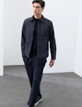 Regular Fit Cotton Rich Hybrid Jacket