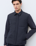 Regular Fit Cotton Rich Hybrid Jacket
