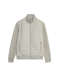 Cotton Rich Zip Up Quilted Jacket
