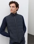 Regular Fit Cotton Rich Hybrid Gilet