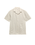 Regular Fit Cotton Blend Textured Shirt