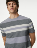 Pure Cotton Striped T-Shirt
