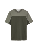 Pure Supima® CottonColour Block T-Shirt