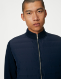 Quilted Bomber Jacket