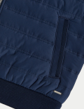 Quilted Bomber Jacket