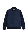 Quilted Bomber Jacket