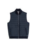Cotton Blend Zip Up Gilet