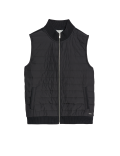 Cotton Blend Zip Up Gilet