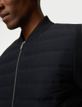 Quilted Bomber Jacket