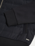 Quilted Bomber Jacket