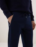 Cotton Blend Zip Pocket Joggers
