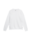 Cotton Textured Crewneck Sweatshirt