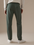 Cotton Blend Zip Pocket Joggers