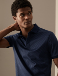 Pure Supima® Cotton Printed Polo Shirt