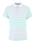 Pure Cotton Double Stripe Polo Shirt