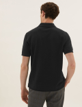Pure Cotton Pique Polo Shirt