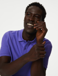 Pure Cotton Pique Regular Fit Polo Shirt