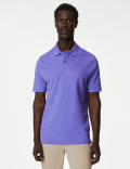 Pure Cotton Pique Regular Fit Polo Shirt