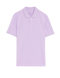 Pure Cotton Pique Regular Fit Polo Shirt