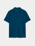 Pure Cotton Pique Regular Fit Polo Shirt