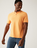 Pure Cotton Pique Regular Fit Polo Shirt