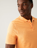Pure Cotton Pique Regular Fit Polo Shirt