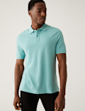 Pure Cotton Pique Regular Fit Polo Shirt