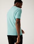 Pure Cotton Pique Regular Fit Polo Shirt