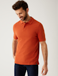 Pure Cotton Pique Regular Fit Polo Shirt