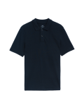 Slim Fit Pure Cotton Pique Polo Shirt