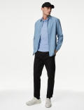 Slim Fit Pure Cotton Pique Polo Shirt