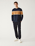 Pure Cotton Colour Block T-Shirt