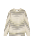 Pure Cotton Striped Long Sleeve T-Shirt