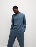 Pure Cotton Long Sleeve Oversized T-Shirt