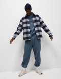 Pure Cotton Long Sleeve Oversized T-Shirt