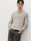 Pure Cotton 2-Tone Waffle Sweatshirt